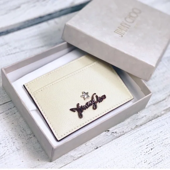 Jimmy Choo “Aries” Card Holder - Picture 1 of 11